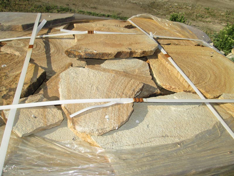 Камень Цветной природный песчаник натуральный пластушка